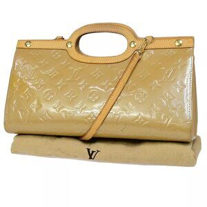 LOUIS VUITTON Roxbury Drive 2Way Hand Bag Monogram Vernis Leather